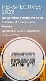 Workshop PERSPECTIVES 2022 @ RecSys 2022